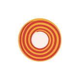 I-Contact Cosplay Halloween Contact Lenses Brown Spiral